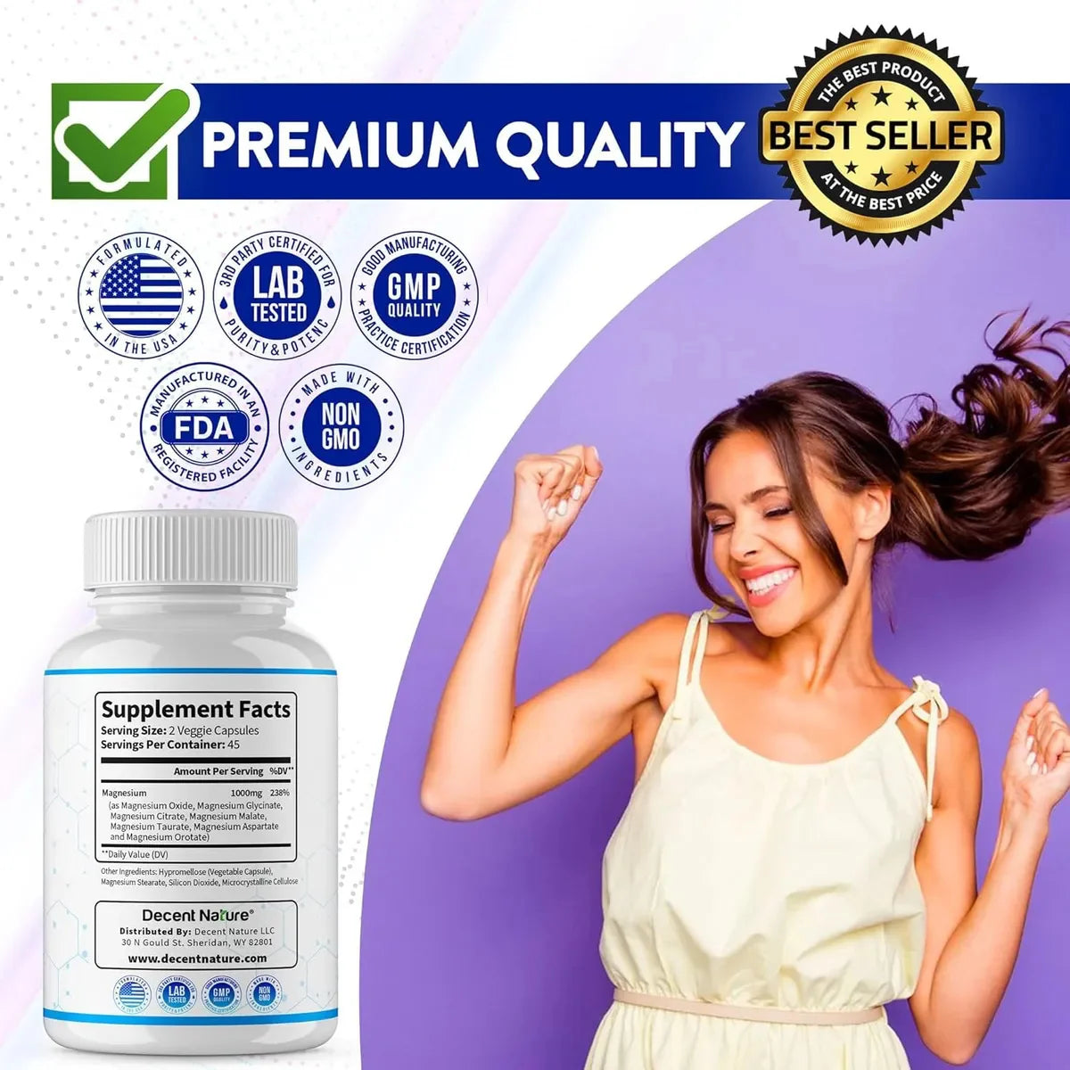 Energía y bienestar diario – Magnesium Complex 100mg