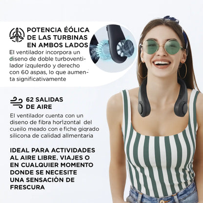Ventilador Portátil De Cuello