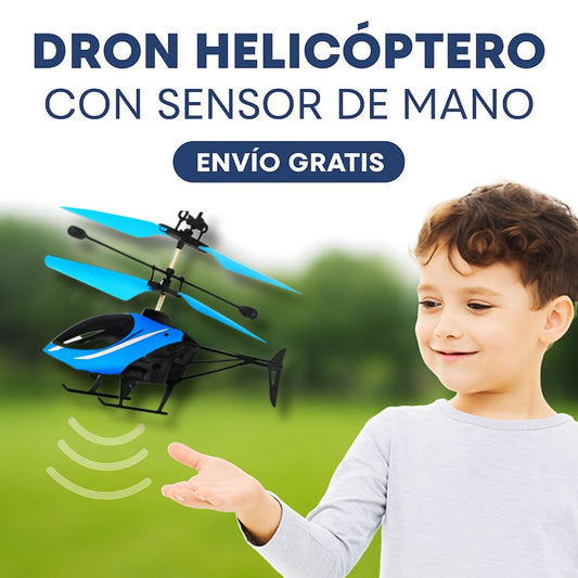 Dron Helicóptero con Sensor de mano