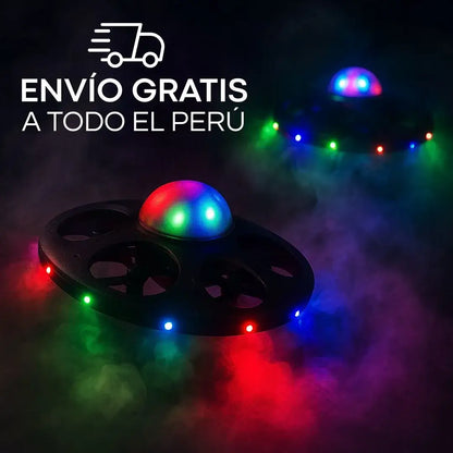 Dron Ovni con luces LED y acrobático