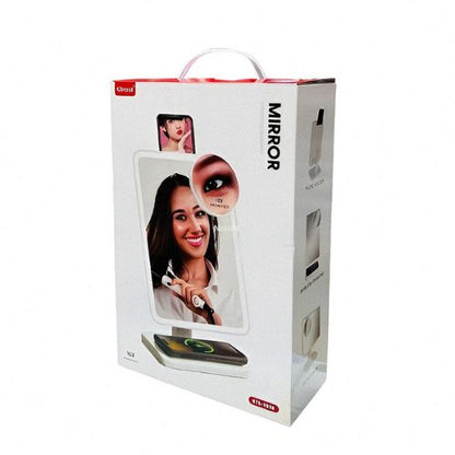 Espejo Parlante - Cargador, parlante y espejo