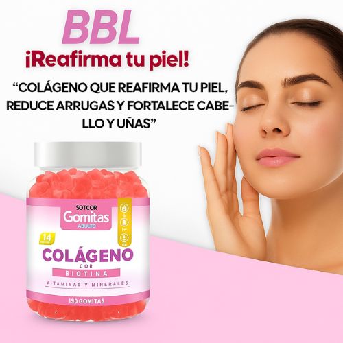 BBL Colágeno - Piel firme, arrugas fuera