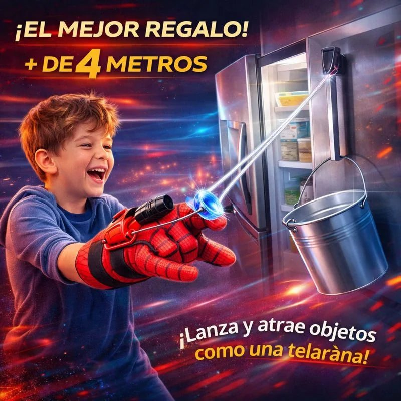 GUANTE LANZADOR TELARAÑA SPIDERMAN