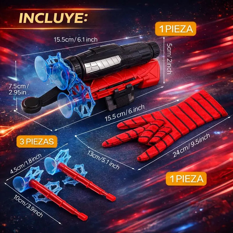 GUANTE LANZADOR TELARAÑA SPIDERMAN