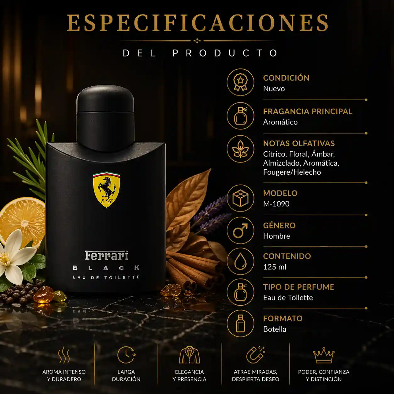 Ferrari Black Ferrari - Solo Para Hombres De Verdad